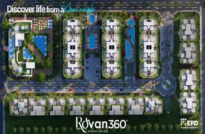 Apartment - 3 Bedrooms - 2 Bathrooms for sale in Rovan - Sheikh Zayed Compounds - Sheikh Zayed City - Giza