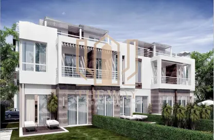 Townhouse - 4 Bedrooms - 3 Bathrooms for sale in Palm Hills WoodVille - Al Wahat Road - 6 October City - Giza