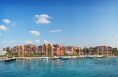 Chalet - 2 Bedrooms - 2 Bathrooms for sale in Cyan - Al Gouna - Hurghada - Red Sea