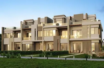 Townhouse - 4 Bedrooms - 4 Bathrooms for sale in Tawny - Cairo Alexandria Desert Road - Giza