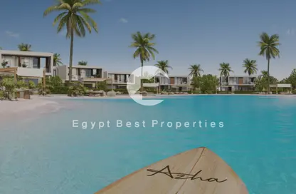 Chalet - 3 Bedrooms - 3 Bathrooms for sale in Azha North - Ras Al Hekma - North Coast