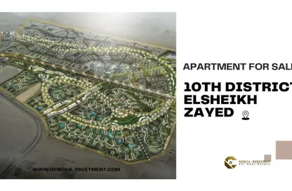 Apartment - 2 Bedrooms - 1 Bathroom for sale in 10th District - Sheikh Zayed City - Giza