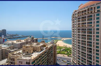 Apartment - 3 Bedrooms - 3 Bathrooms for rent in San Stefano Grand Plaza - San Stefano - Hay Sharq - Alexandria