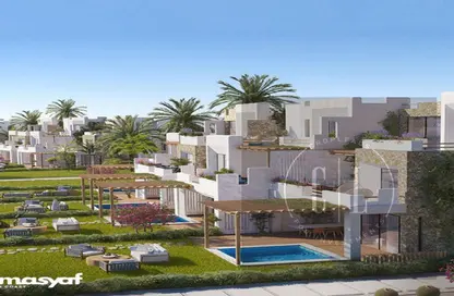 Twin House - 5 Bedrooms - 5 Bathrooms for sale in Al Masyaf - Ras Al Hekma - North Coast