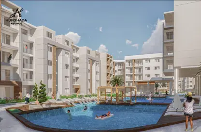 Apartment - 1 Bedroom - 1 Bathroom for sale in Hurghada Avenue Compound - Hurghada - Red Sea