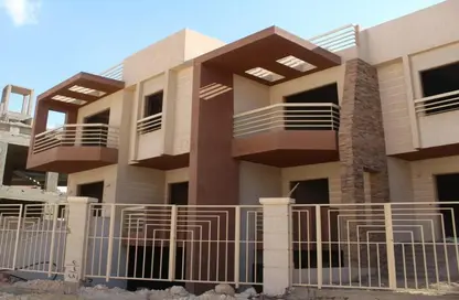 Twin House - 6 Bedrooms - 5 Bathrooms for sale in Palm Villa - Al Wahat Road - 6 October City - Giza