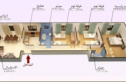 Whole Building - Studio - 1 Bathroom for sale in El Motamayez District - Badr City - Cairo