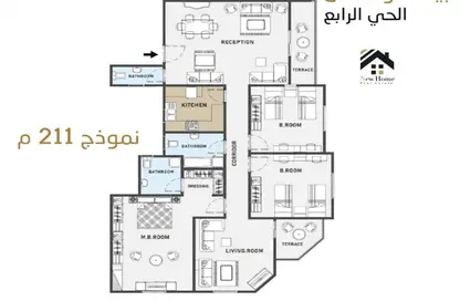 Apartment - 4 Bedrooms - 3 Bathrooms for sale in District 4 - The 5th Settlement - New Cairo City - Cairo