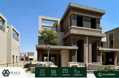 Twin House - 3 Bedrooms - 4 Bathrooms for sale in New Giza - Cairo Alexandria Desert Road - 6 October City - Giza