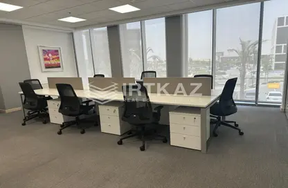 Office Space - Studio - 2 Bathrooms for rent in Cairo Festival City - North Investors Area - New Cairo City - Cairo