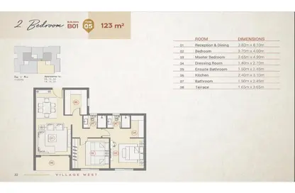 Apartment - 2 Bedrooms - 2 Bathrooms for sale in Village West - Sheikh Zayed Compounds - Sheikh Zayed City - Giza