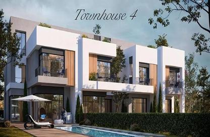 Twin House - 4 Bedrooms - 4 Bathrooms for sale in Lugar - New Zayed City - Sheikh Zayed City - Giza