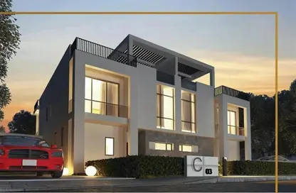 Townhouse - 4 Bedrooms - 4 Bathrooms for sale in Lake West 2 - Sheikh Zayed Compounds - Sheikh Zayed City - Giza