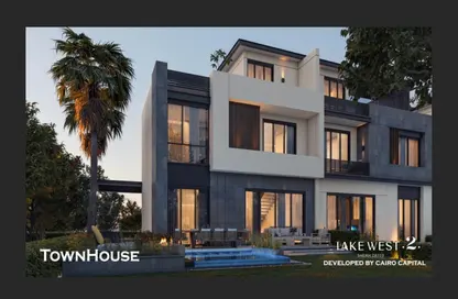 Townhouse - 4 Bedrooms - 4 Bathrooms for sale in Lake West - Sheikh Zayed Compounds - Sheikh Zayed City - Giza