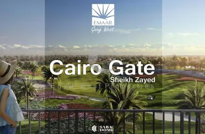 Apartment - 2 Bedrooms - 3 Bathrooms for sale in Elan - Cairo Gate - Sheikh Zayed Compounds - Sheikh Zayed City - Giza