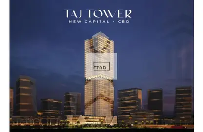 Office Space - Studio - 1 Bathroom for sale in Taj Tower - Central Business District - New Capital City - Cairo