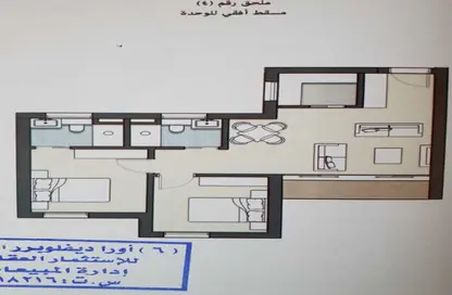 شقة - 2 غرف نوم - 2 حمامات للايجار في أبراج زيد - كمبوندات الشيخ زايد - الشيخ زايد - الجيزة