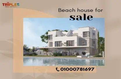 Chalet - 3 Bedrooms - 2 Bathrooms for sale in Plage - Sidi Abdel Rahman - North Coast