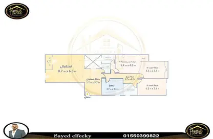 Apartment - 3 Bedrooms - 3 Bathrooms for sale in Kafr Abdo - Roushdy - Hay Sharq - Alexandria