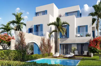 Twin House - 4 Bedrooms - 5 Bathrooms for sale in Naia bay - Ras Al Hekma - North Coast