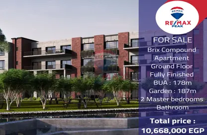 Apartment - 2 Bedrooms - 3 Bathrooms for sale in Brix - Cairo Alexandria Desert Road - 6 October City - Giza