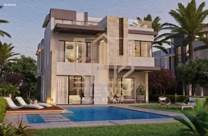 Twin House - 4 Bedrooms - 4 Bathrooms for sale in Palm Hills Golf Extension - Al Wahat Road - 6 October City - Giza