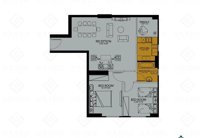 Apartment - 2 Bedrooms - 1 Bathroom for sale in Zahraa Al Maadi Tunnel - Degla - Hay El Maadi - Cairo