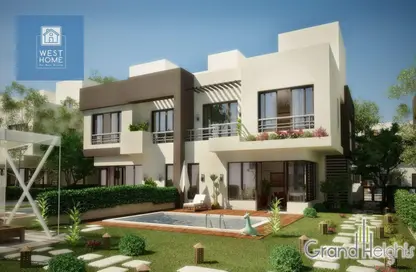 Twin House - 4 Bedrooms - 4 Bathrooms for sale in Grand Heights - Northern Expansions - 6 October City - Giza