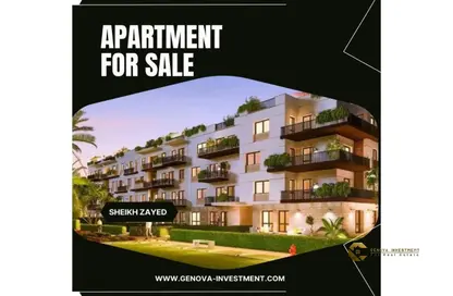 Apartment - 3 Bedrooms - 3 Bathrooms for sale in Beverly Hills Road - 17th District - Sheikh Zayed City - Giza