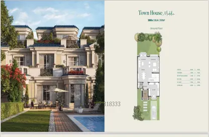 Townhouse - 3 Bedrooms - 3 Bathrooms for sale in Mountain View 1 - 5th Settlement Compounds - The 5th Settlement - New Cairo City - Cairo
