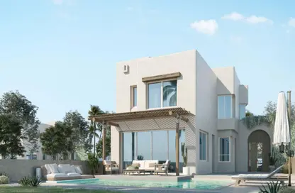 Twin House - 5 Bedrooms - 7 Bathrooms for sale in Hacienda West - Ras Al Hekma - North Coast