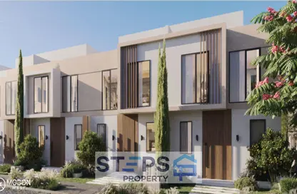 Twin House - 4 Bedrooms - 4 Bathrooms for sale in Modon West - Al Wahat Road - 6 October City - Giza