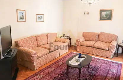 Apartment - 2 Bedrooms - 2 Bathrooms for rent in Mohamed Mazhar St. - Zamalek - Cairo