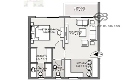 Apartment - 1 Bedroom - 2 Bathrooms for sale in Sarai - Mostakbal City Compounds - Mostakbal City - Future City - Cairo