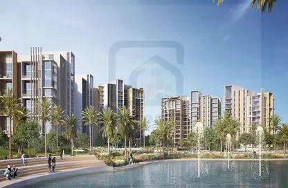 Apartment - 1 Bedroom - 1 Bathroom for sale in Park Side Residence - Zed Towers - Sheikh Zayed Compounds - Sheikh Zayed City - Giza