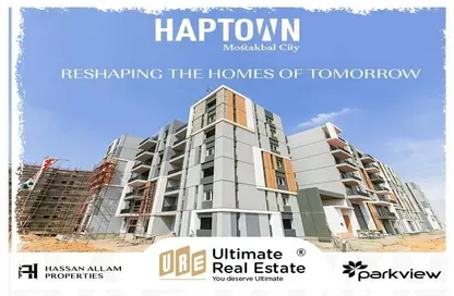 Apartment - 3 Bedrooms - 4 Bathrooms for sale in HAP Town - Mostakbal City Compounds - Mostakbal City - Future City - Cairo