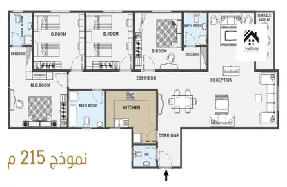 Apartment - 4 Bedrooms - 4 Bathrooms for sale in District 4 - The 5th Settlement - New Cairo City - Cairo