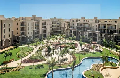 Apartment - 2 Bedrooms - 3 Bathrooms for rent in October Plaza - 6 October Compounds - 6 October City - Giza