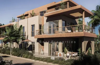 Chalet - 2 Bedrooms - 3 Bathrooms for sale in Ramla Lakeside - Qesm Ad Dabaah - North Coast