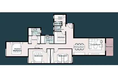 Apartment - 4 Bedrooms - 4 Bathrooms for sale in Acasa - 5th Settlement Compounds - The 5th Settlement - New Cairo City - Cairo