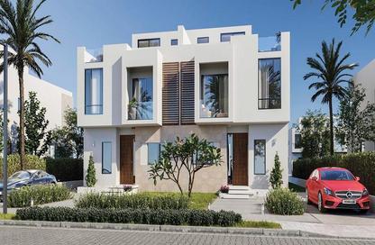 Villa - 3 Bedrooms - 4 Bathrooms for sale in Waslet Dahshur Road - Green Belt - 6 October City - Giza