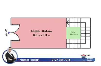 Shop - Studio - 2 Bathrooms for sale in El Mandara - Hay Than El Montazah - Alexandria