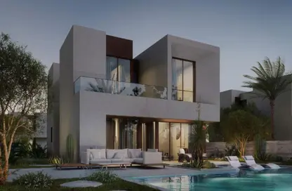 Villa - 5 Bedrooms - 4 Bathrooms for sale in Solana - New Zayed City - Sheikh Zayed City - Giza