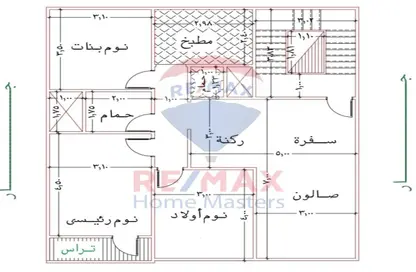 شقة - 3 غرف نوم - 2 حمامات للبيع في حي الجامعة - المنصورة - الدقهلية