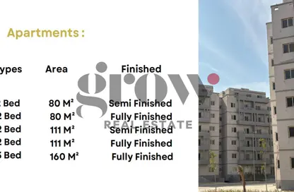 Apartment - 2 Bedrooms - 2 Bathrooms for sale in Town View - Hadayek October - 6 October City - Giza