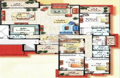 شقة - 4 غرف نوم - 4 حمامات للايجار في الرحاب - مدينة القاهرة الجديدة - القاهرة