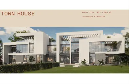 Townhouse - 3 Bedrooms - 3 Bathrooms for sale in Q-Hills - New Zayed City - Sheikh Zayed City - Giza