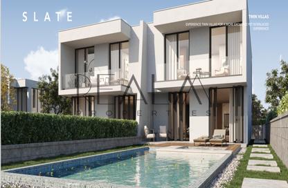 Twin House - 5 Bedrooms - 5 Bathrooms for sale in Direction White - Ras Al Hekma - North Coast