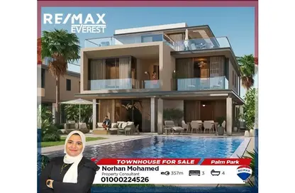 Townhouse - 3 Bedrooms - 4 Bathrooms for sale in Palm Parks   Palm Hills - South Dahshur Link - 6 October City - Giza