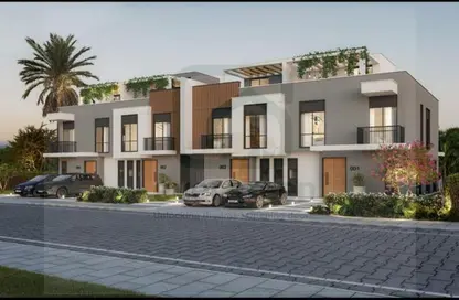 Townhouse - 4 Bedrooms - 4 Bathrooms for sale in Waslet Dahshur Road - Green Belt - 6 October City - Giza